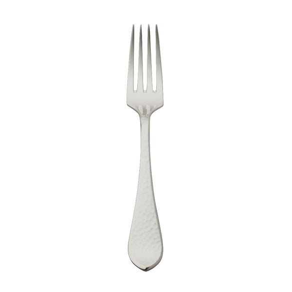 Martelé dessert fork with hand-hammered silver-plated handle by Robbe & Berking.