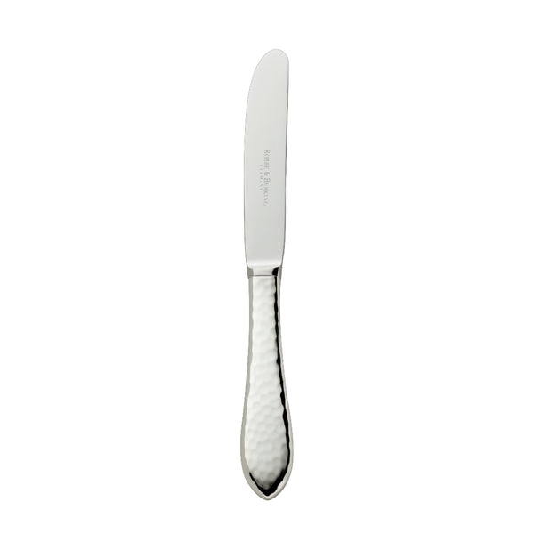 Martelé cake and fruit knife with hammered silver-plated handle by Robbe & Berking.