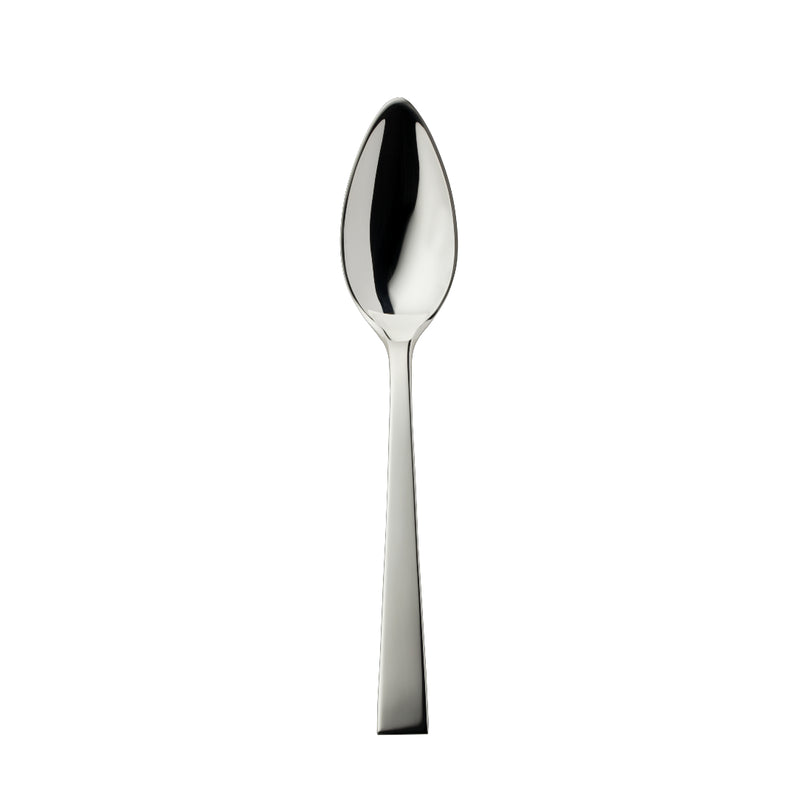 Riva menu spoon silver-plated with squared handle by Robbe & Berking.