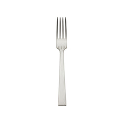 Riva silver-plated menu fork with squared handle by Robbe & Berking.
