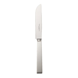 Riva silver-plated menu knife with squared handle by Robbe & Berking.