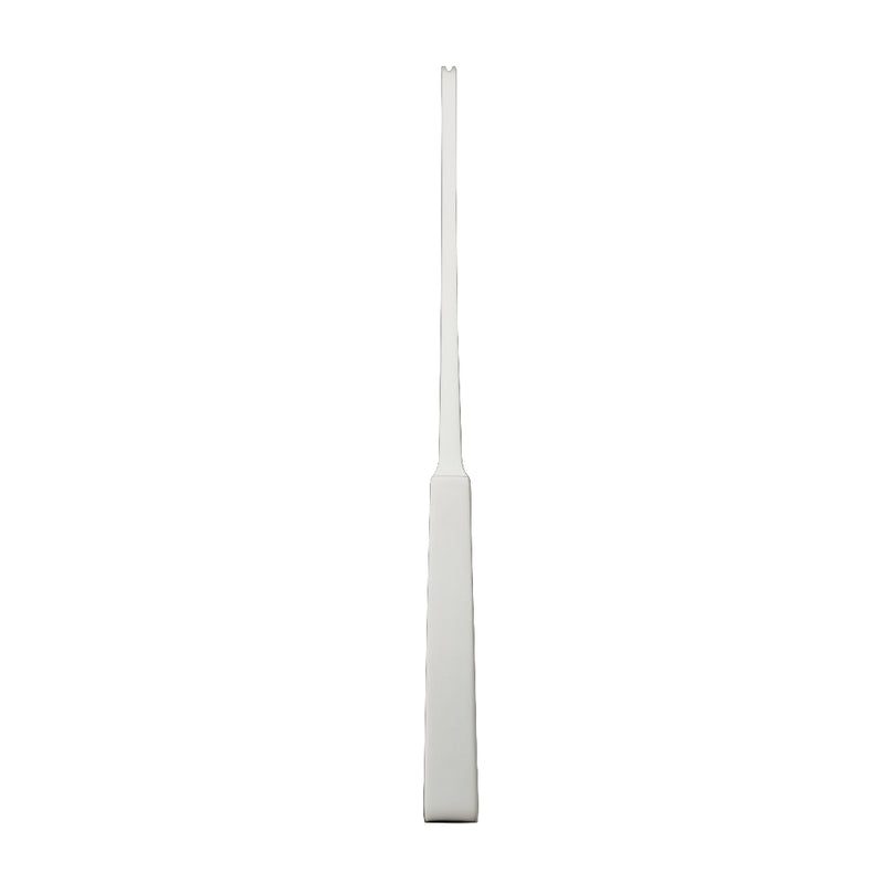 Riva lobster fork with slim prongs and squared handle.