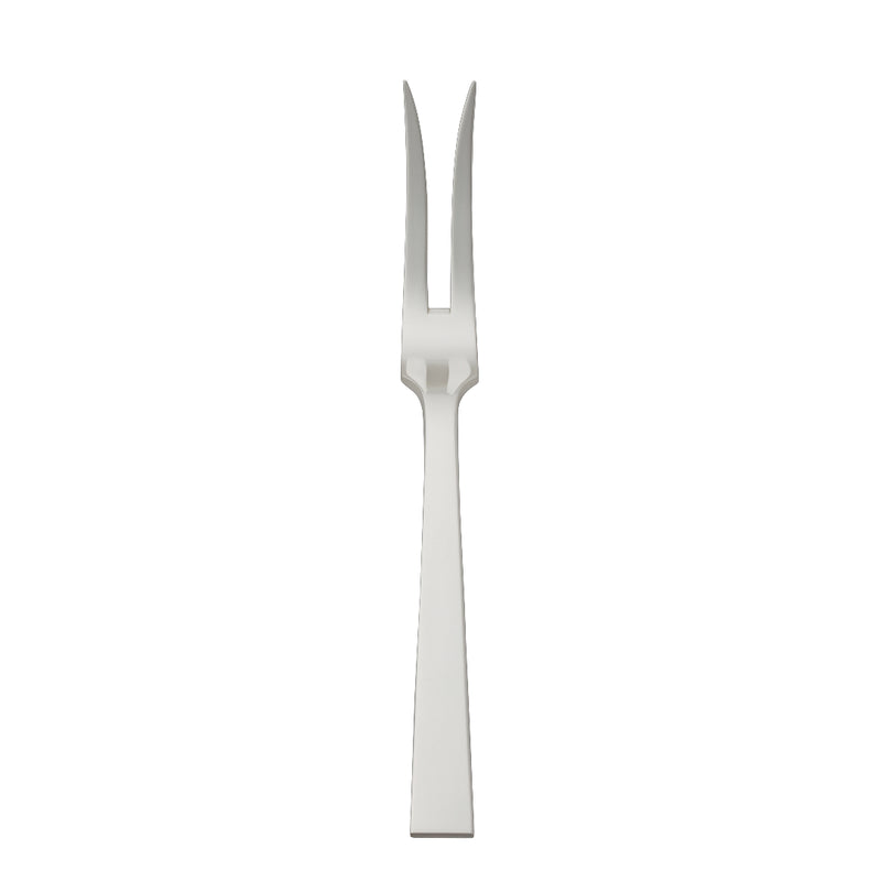 Riva large meat fork with long prongs and polished handle.