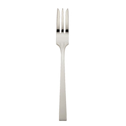 Riva vegetable fork with three polished prongs and modern handle.