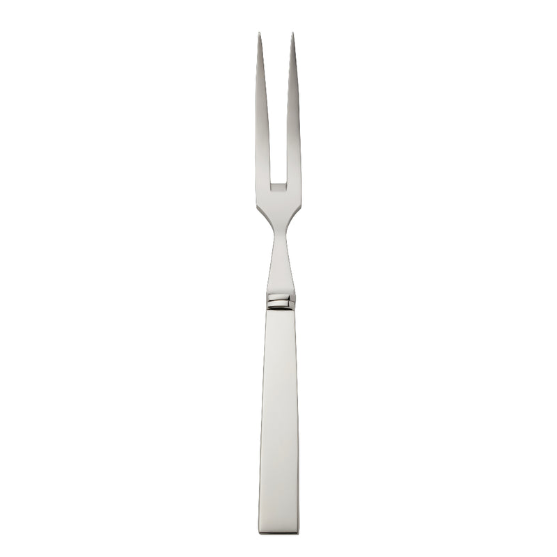 Riva carving fork with tall prongs and squared polished handle.