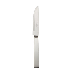 Riva silver-plated steak knife with squared handle and sharp blade by Robbe & Berking.