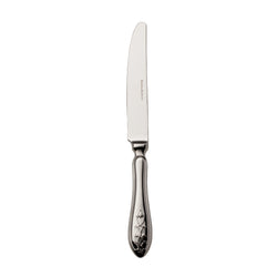 Jardin menu knife by Robbe & Berking in stainless steel with polished finish and floral lily-shaped handle for elegant dining.