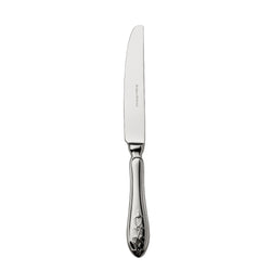 Jardin dessert knife by Robbe & Berking in polished stainless steel with floral handle, elegant cutlery.
