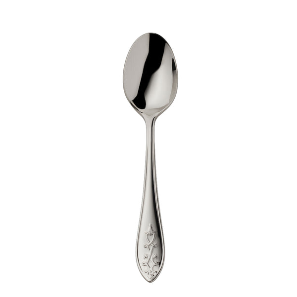 Jardin coffee spoon 14.5 cm stainless steel with floral motif by Robbe & Berking.