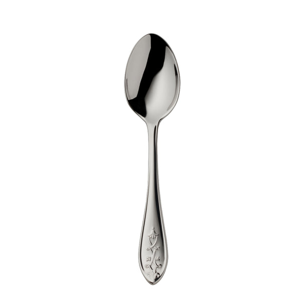 Jardin coffee spoon 13 cm stainless steel with floral motif by Robbe & Berking.