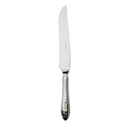 Stainless steel Jardin carving knife by Robbe & Berking with a long sharp blade and ornate floral handle design.