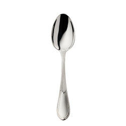 Belvedere silver plated dessert spoon by Robbe & Berking with elegant handle, crafted for refined sweets and fruit dishes.