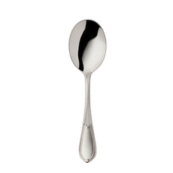 Belvedere cream spoon silver plated by Robbe & Berking, handcrafted luxury flatware for broth and fine dining.