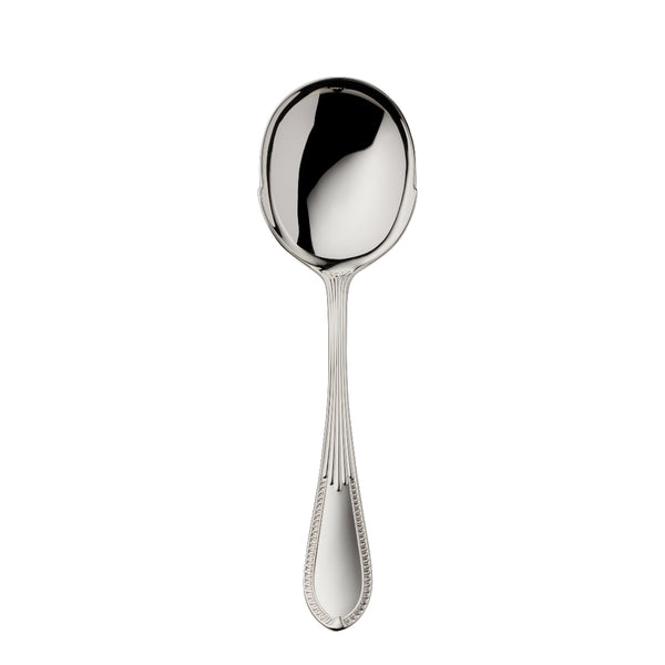 Belvedere silver plated potato server by Robbe & Berking, crafted for refined dining and elegant serving traditions.