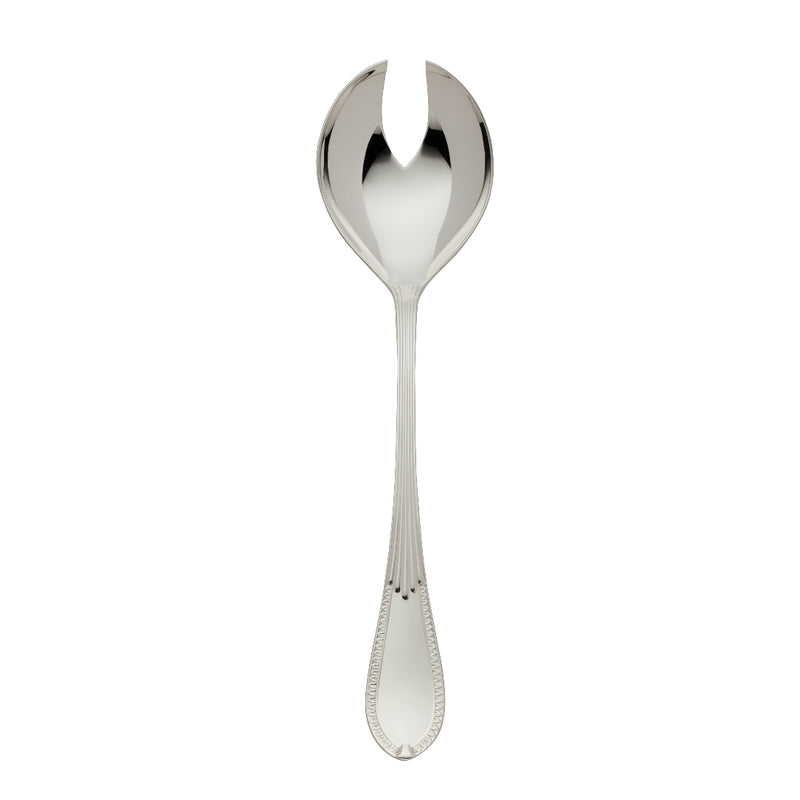 Large silver-plated salad fork Belvedere by Robbe & Berking, elegant serving piece.