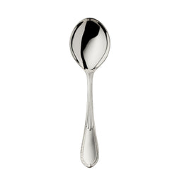 Elegant Belvedere salad serving spoon 18 cm in silver plate by Robbe & Berking.