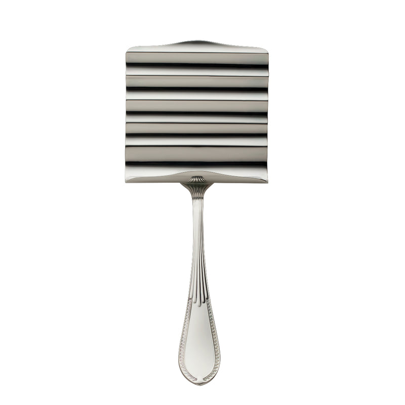 Robbe & Berking Belvedere silver-plated asparagus server with elegant handle detail.