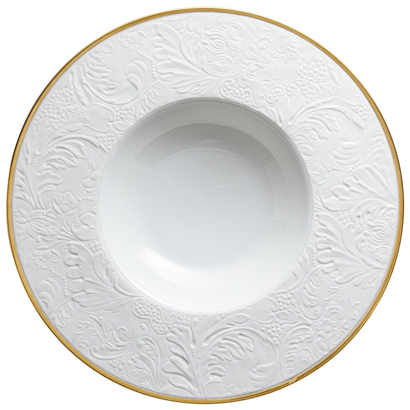 Pasta and Soup Plate - 'Italian Renaissance' Filet Or Mat