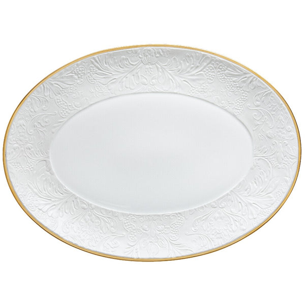 Oval Platter - 'Italian Renaissance' Filet Or Mat