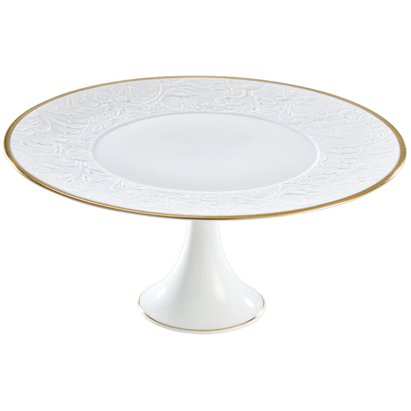 Petit Four Stand 24cm - 'Italian Renaissance' in Filet Or Mat