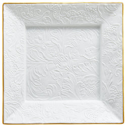 Square Trinket Tray - 'Italian Renaissance' Filet Or Mat