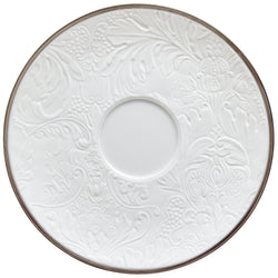 Saucer for All Tea Cups - 'Italian Renaissance' Filet Platine Mat