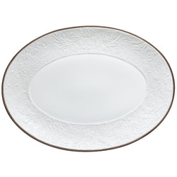 Oval Platter - 'Italian Renaissance' Filet Platine Mat