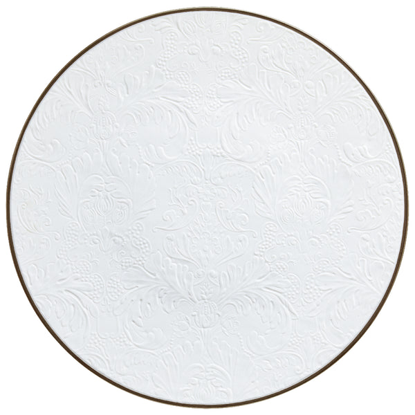 Presentation Plate - 'Italian Renaissance' Filet Platine Mat