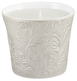 Candle Pot - 'Italian Renaissance' Irise Pearl Grey