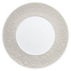 Dinner Plate - 'Italian Renaissance' Irise Pearl Grey