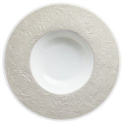 Pasta and Soup Plate - 'Italian Renaissance' Irise Pearl Grey