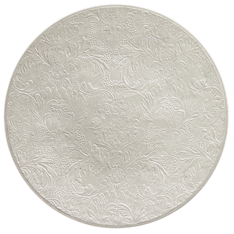 Presentation Plate - 'Italian Renaissance' Irise Pearl Gray
