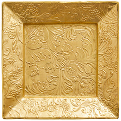 Square Trinket Tray - 'Italian Renaissance' in Gold