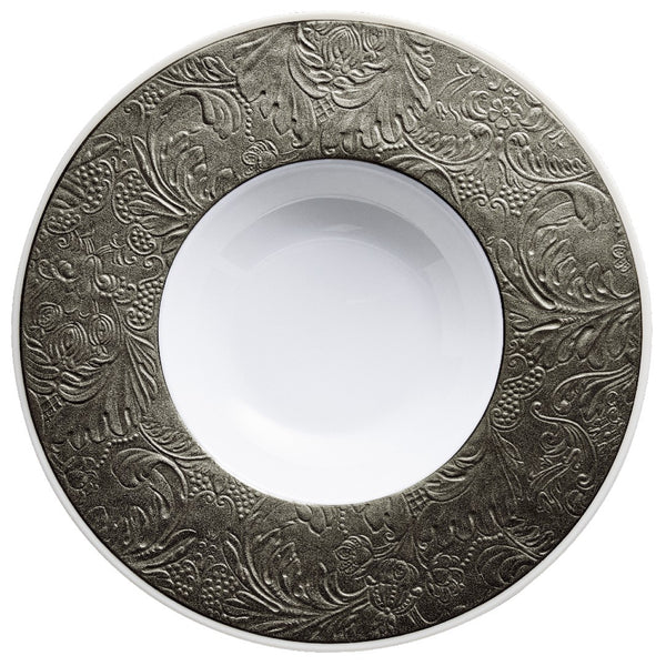 Pasta and Soup Plate - 'Italian Renaissance' Platinum