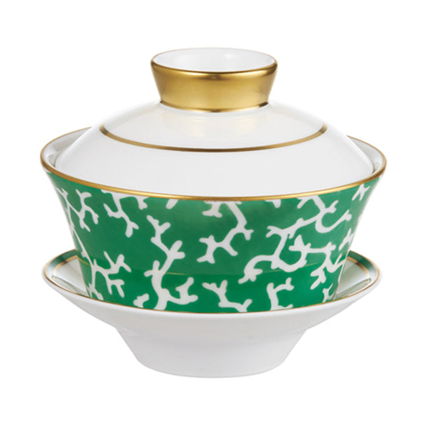 Chinese Tea Set - Cristobal Emerald
