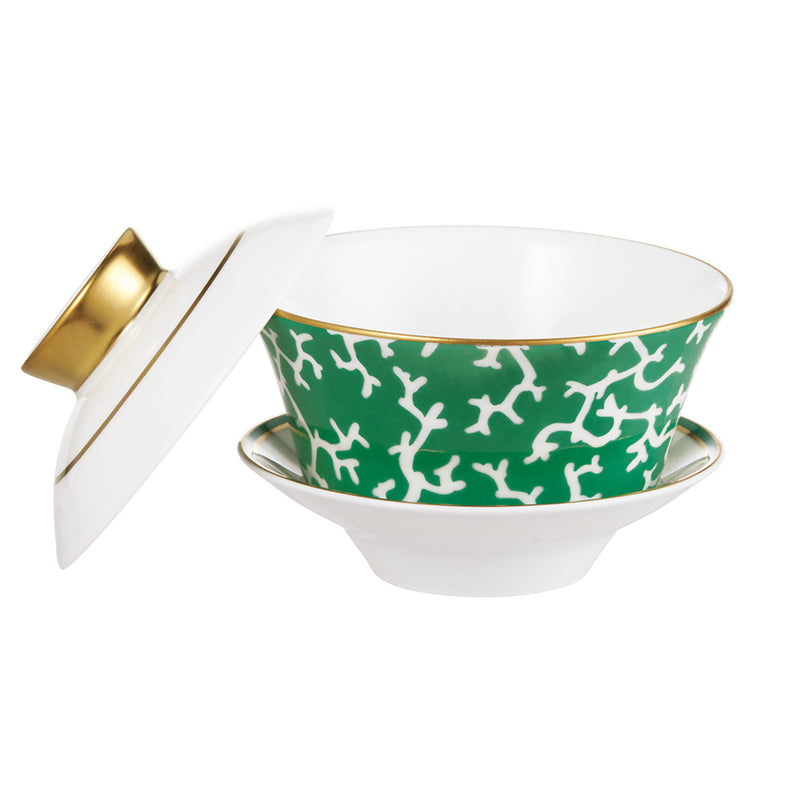 Chinese Tea Set - Cristobal Emerald