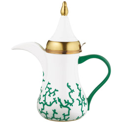 Arabic Coffee Pot - Cristobal Emerald