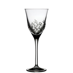 Coral Clear Wine Glass