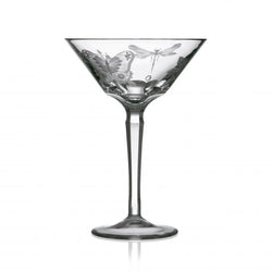 Springtime Clear Martini Cocktail Glass