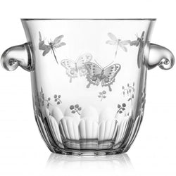 'Springtime' Clear Champagne Crystal Bucket by Varga Crystal