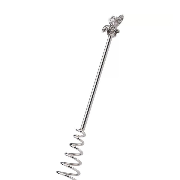 Silver Plated Honey Dipper Server "Bee" by Sonja Quandt