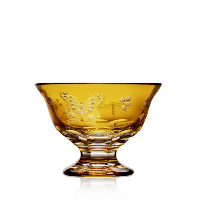 Springtime Amber Footed Bowl 15cm