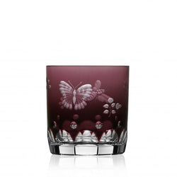 Springtime Amethyst Tumbler Double Old Fashioned