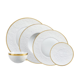 Dinnerware Set of 30 Pieces - 'Italian Renaissance' Filet Or Mat