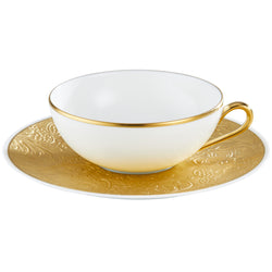 Tea Cup & Saucer 22cl - 'Italian Renaissance' in Gold