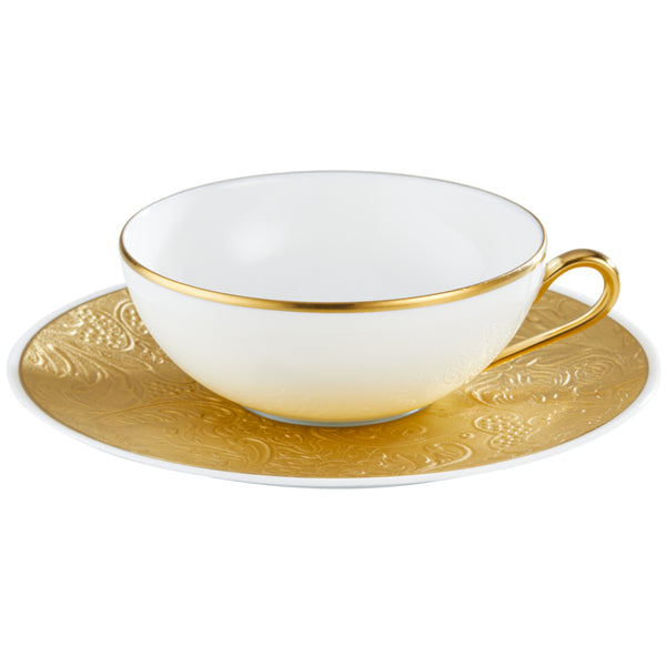 Tea Cup & Saucer 22cl - 'Italian Renaissance' in Gold