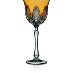 Luxury Water Glass in Amber Crystal – Captiva by Varga Crystal