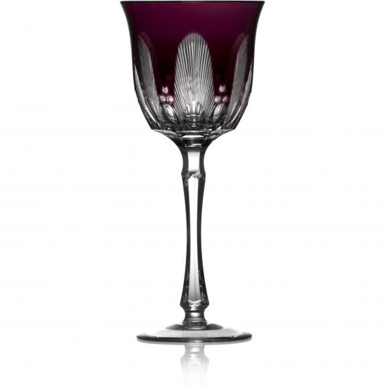 Luxury Water Glass in Amethyste Crystal – Captiva by Varga Crystal