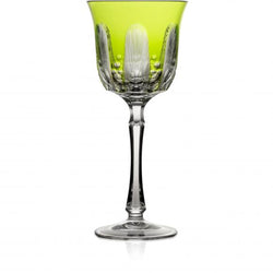 Captiva Yellow-Green Water Glass