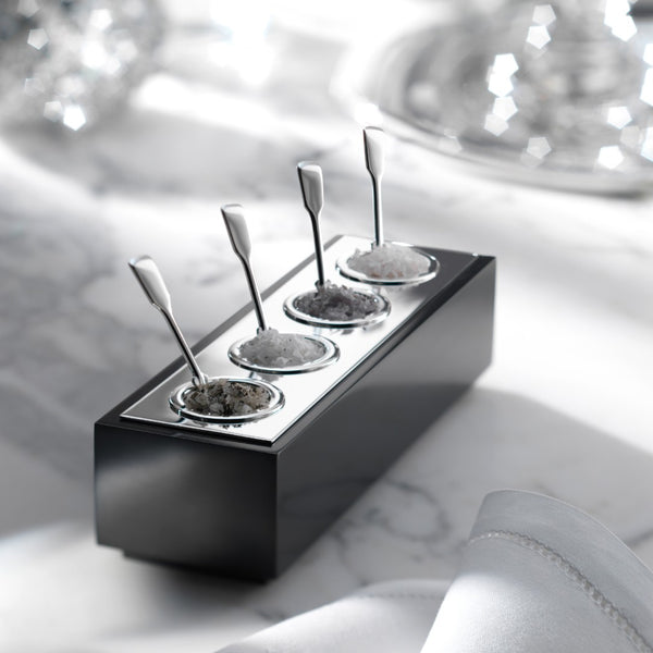 Salt Bar & Spices Display, Silverplated by Robbe & Berking